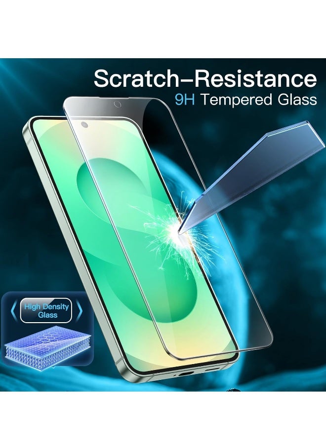 DUSALA Samsung Galaxy S25 Plus Case Cover Liquid Silicone Gel Rubber Soft Case with 2-Pack Tempered Glass 9H Hardness HD Crystal Clear Glass for Samsung Galaxy S25 Plus 6.2-inch - Image 4