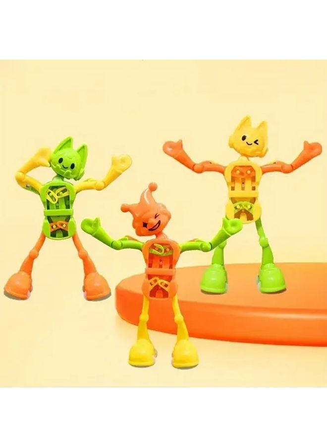 1 قطعة دمية روبوت الراقص الجوكر، لعبة متعة متأرجحة، هدية إبداعية للإجازات - Image 4