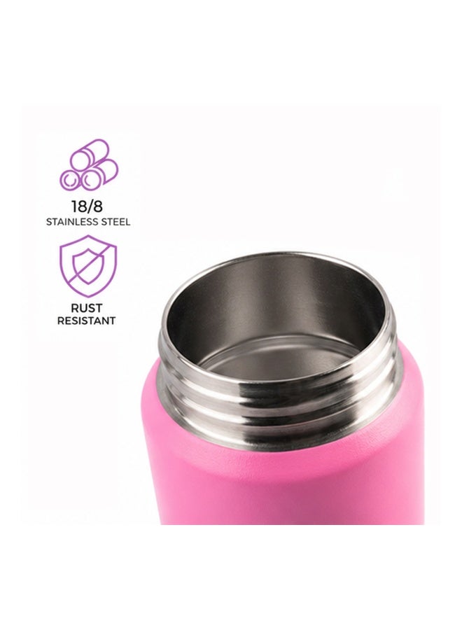 Cocobee-Insulated Stainless Steel Water Bottle, Leakproof, Soft Handle Grip, Odour Free, 500Ml, 3 Years+ - Pink - Image 3