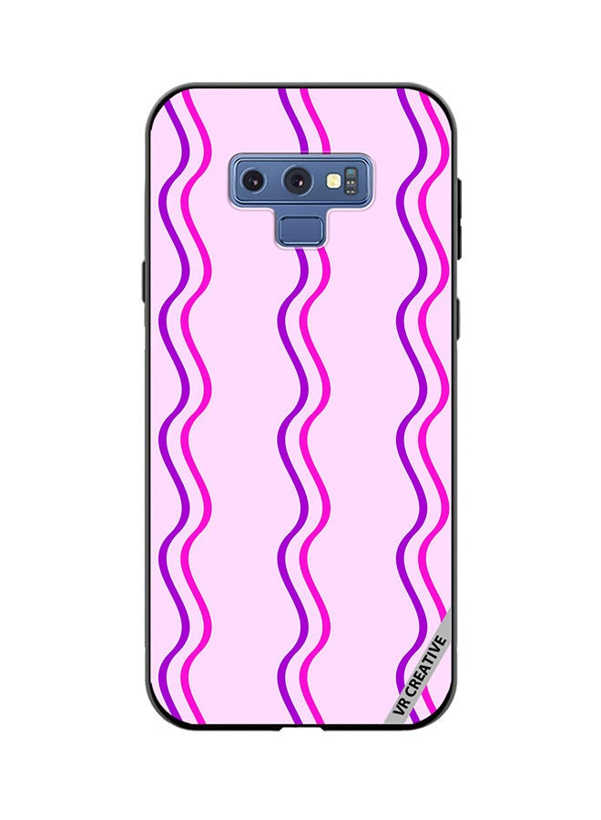 VR CREATIVE Protective Case Cover For Samsung Galaxy Note 9 Strips Design Multicolour - Image 1
