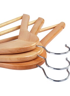 CityRiya-Long Wooden Hangers 30 Pack Natural Wood Clothes Hangers Heavy Duty Coat Hangers Non Slip for Jacket, Shirt, Pants and Suit Premium Solid Clothes Robe Hangers Dress Hangers for Closet  - Image 3