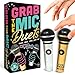 Lucky Egg Official Grab The Mic DUETS Family Karaoke Board Game with 2 Mics 2 Singers Hilarious Singing Chaos Party Game for Adults Families Game Night 210 Players 150 Cards 300 Lyrics - Image 3