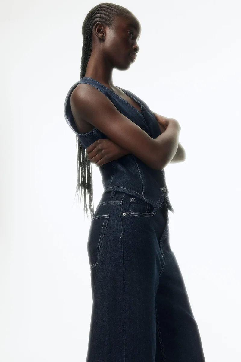 اتش اند ام صدرية دنيم