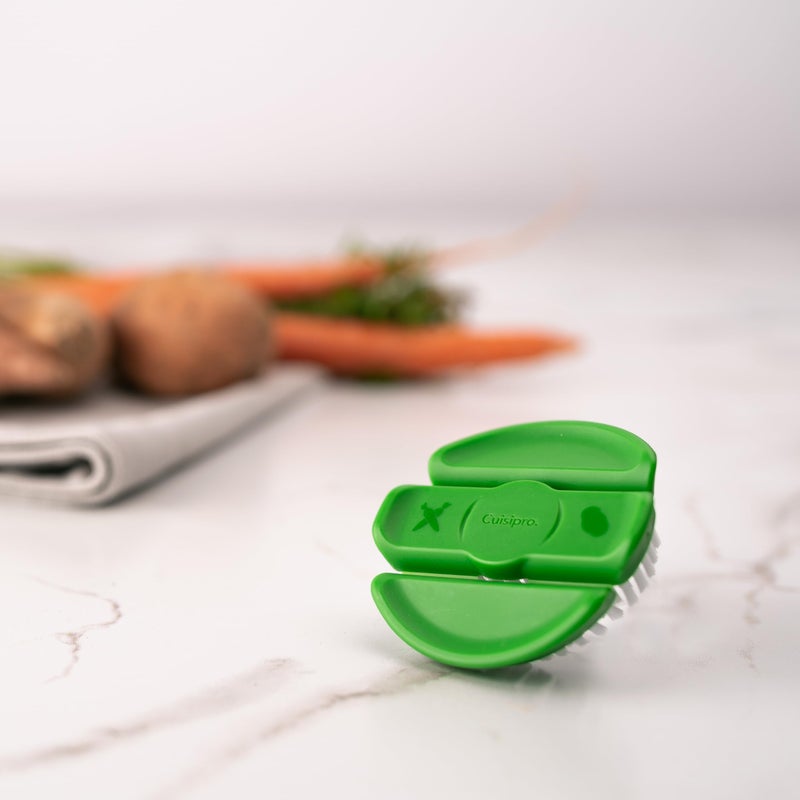 Cuisipro Flexible Vegetable Brush, Green - Image 2
