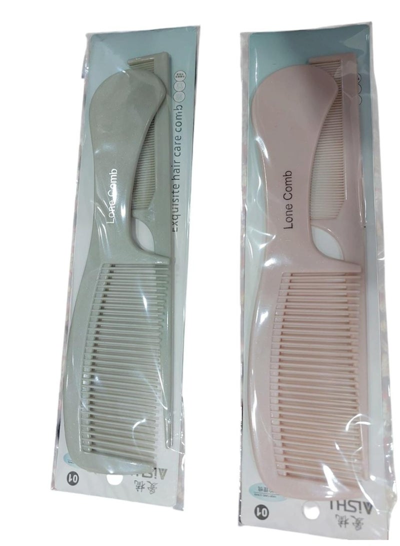 2-piece professional hair styling comb set - random color - Image 2