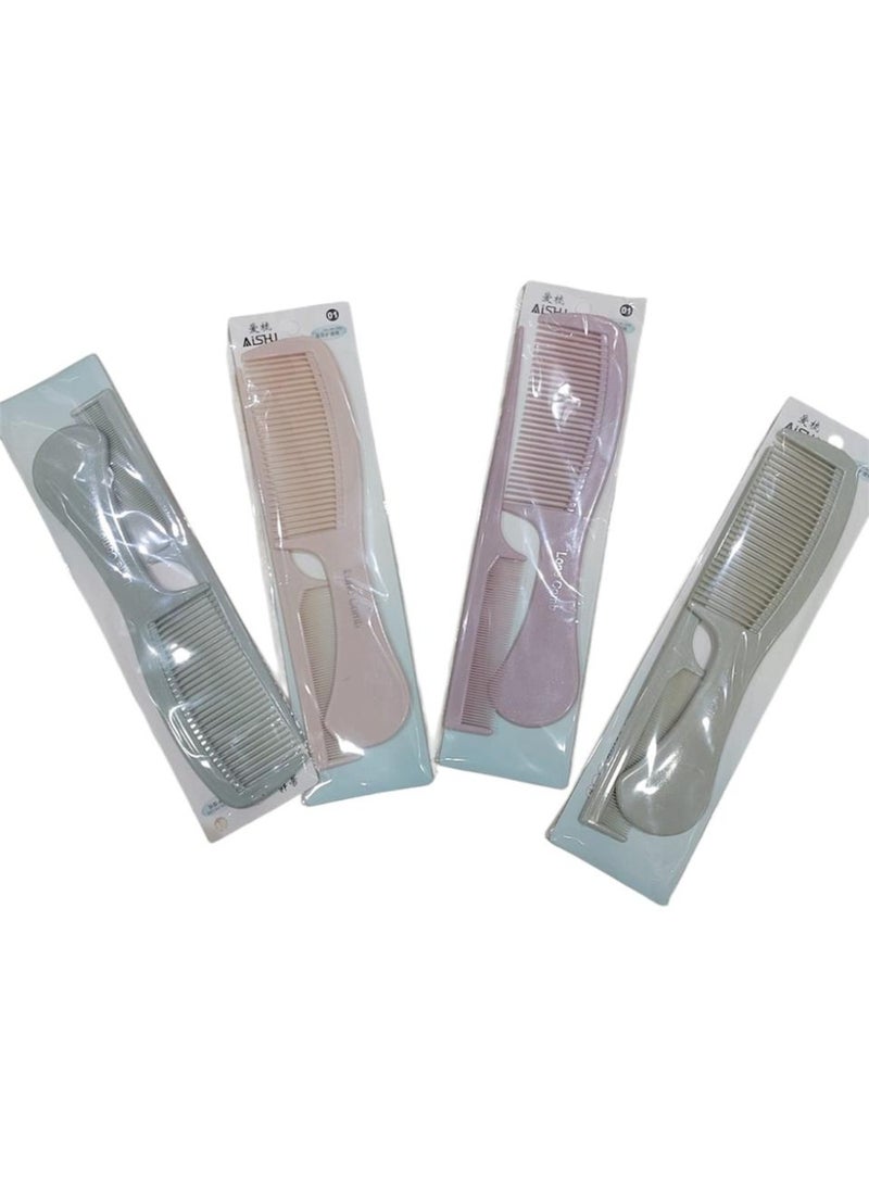 2-piece professional hair styling comb set - random color - Image 4