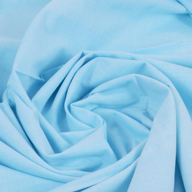 EthnicAlive NIC Bhagalpuri Handloom Organic Plain and Simple Design Chadar (Blue, Single) - Image 5
