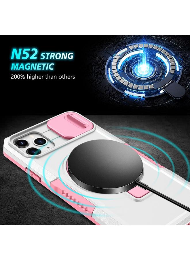 Zaboon Case For iPhone 11 Pro Max Sliding Camshield MagSafe Holder TPU Hybrid PC Phone Case - Image 4