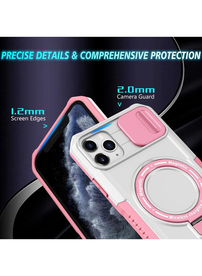 Zaboon Case For iPhone 11 Pro Max Sliding Camshield MagSafe Holder TPU Hybrid PC Phone Case - Image 3