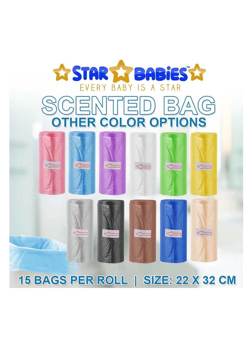 STAR BABiES Star Babies Scented Bag-Pack of 25/375bags - Ivory  - Image 4