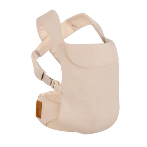 WildBird - Aerial Carrier - 7 to 45 lbs - for Moms, Dads & Caregivers - 100% Natural European Linen Fibers - Versatile & Adjustable - Large Size - Sparrow Fabric - Image 1