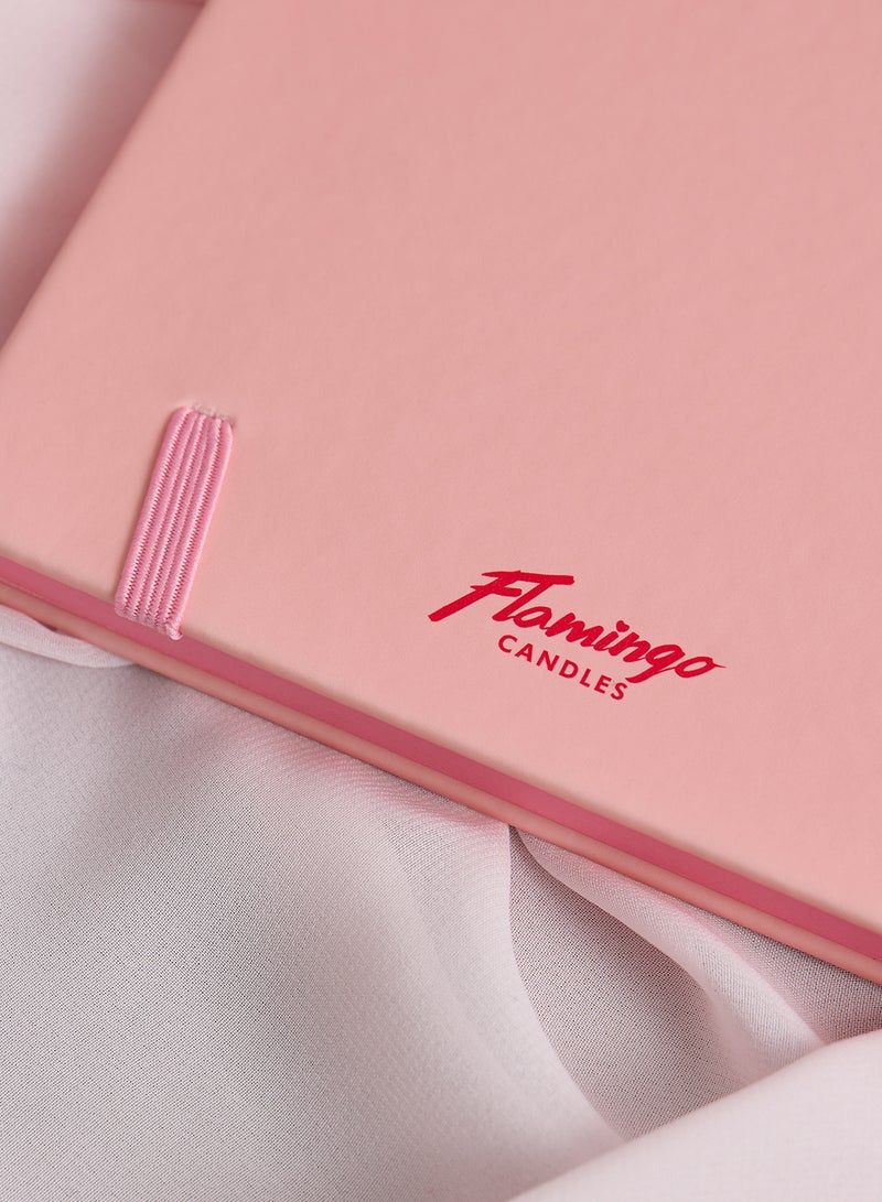 Flamingo Candles Pink Dog Mum Notebook Gift - Image 3