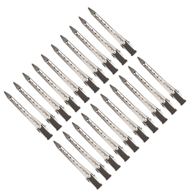 20pcs Metal Duck Bill Clip Sectioning Hair Styling Clips Hairdressing Styling Tools for Hair Salon - Image 1