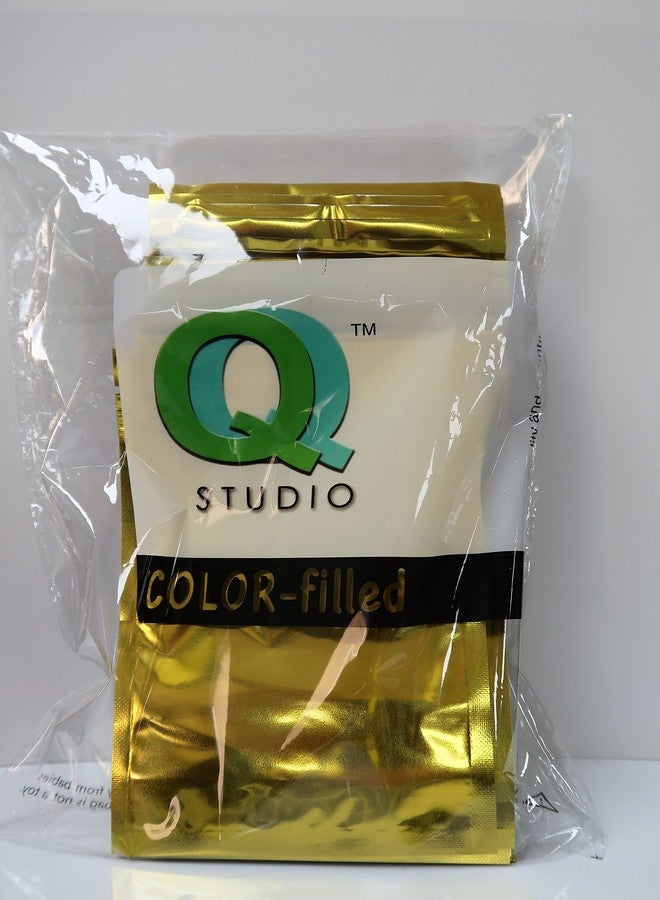 QQ Studio 100 PCS Smooth Gold Dual-Sided Foil Resealable Top Pouches 10x15cm (3.9x5.9") - Image 5