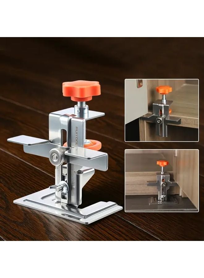 Adjustable Cabinet Door Installation Jig With Base 9 40mm Clamping Range Metal Tool - Image 2