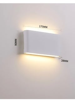 Next Life Modern 12W LED Outdoor Wall Light, IP65 Up and Down Outdoor Garden Wall Lamp  - Image 2
