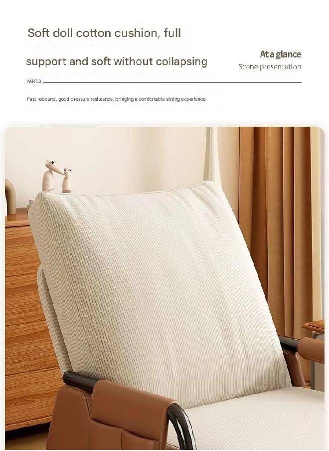 Raffine - Elegant and Comfortable Terrace Chair Nordic-Inspired Curly Low Sofa with Modern Design, Plush Upholstery, and Relaxed Seating for Indoor and Outdoor Spaces 78x60x60 cm - Image 1