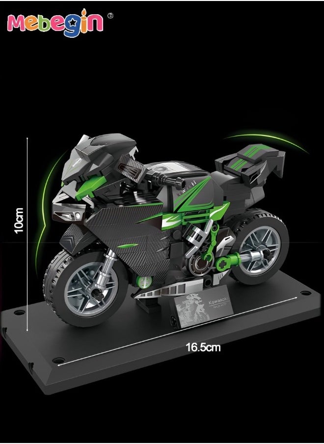 279PCS Motorcycle Model Building Kit, Motorcycle Building Blocks Set, STEM Building Bricks Set, Educational Toys, Wonderful Activity with Family or Friends, Ideal Gift for Kids Aged 6+, 16.5*10cm