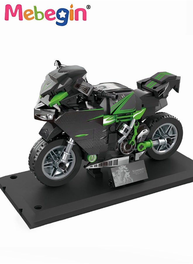 279PCS Motorcycle Model Building Kit, Motorcycle Building Blocks Set, STEM Building Bricks Set, Educational Toys, Wonderful Activity with Family or Friends, Ideal Gift for Kids Aged 6+, 16.5*10cm