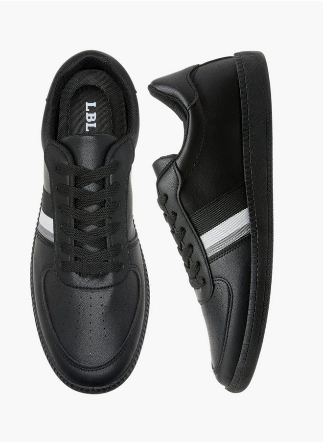 LBL by Shoexpress Panelled Lace-Up Sneakers  - Image 1