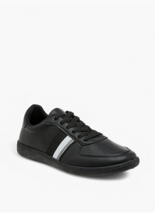 LBL by Shoexpress Panelled Lace-Up Sneakers  - Image 2