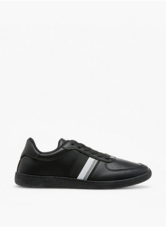 LBL by Shoexpress Panelled Lace-Up Sneakers  - Image 3