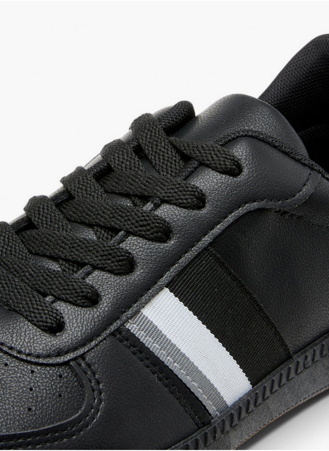 LBL by Shoexpress Panelled Lace-Up Sneakers  - Image 4