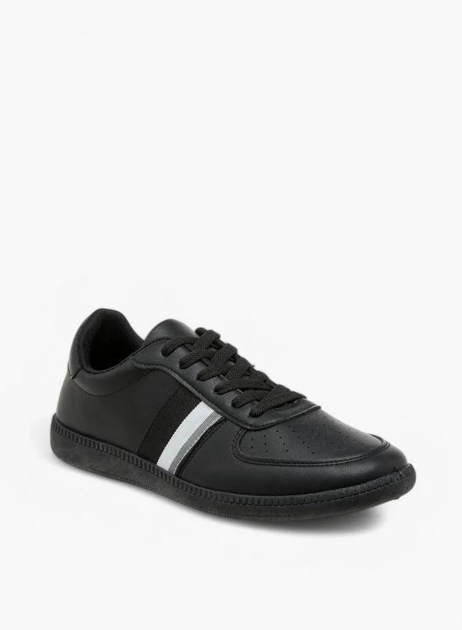 LBL by Shoexpress Panelled Lace-Up Sneakers