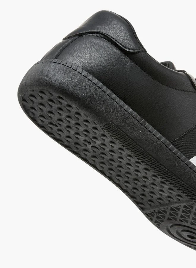 LBL by Shoexpress BLACK Panelled Lace-Up Sneakers for Men | Best Price UAE