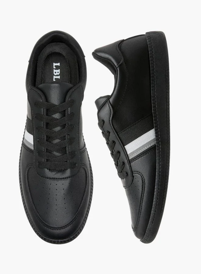 LBL by Shoexpress Panelled Lace-Up Sneakers