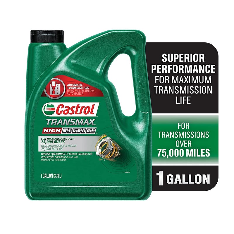 Castrol Transmax High Mileage Automatic Transmission Fluid, 1 Gallon - Image 1