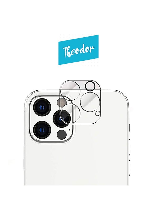 Theodor Tempered Glass Camera Lens Protector For iPhone 12 Pro Clear - Image 1