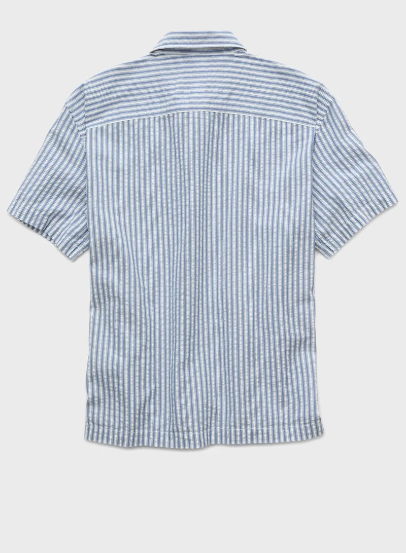 American Eagle Essential Button-Up Poolside Shirt