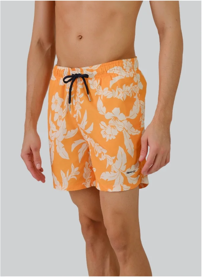 GANT Palm Lei Print Swim Shorts