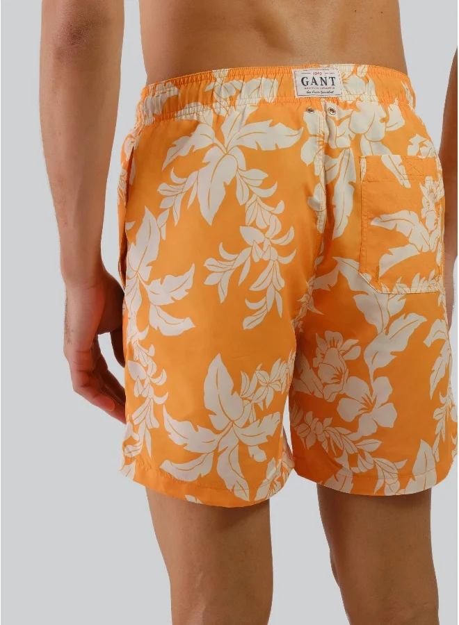 GANT Palm Lei Print Swim Shorts