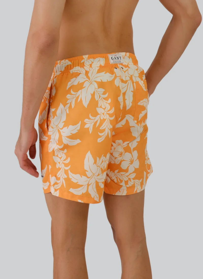 GANT Palm Lei Print Swim Shorts