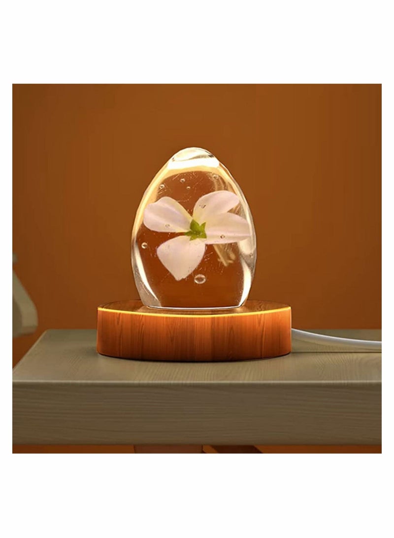 Captaintech Round Resin DIY Mold LED Silicone Mould with 2 PCs USB Light Strip for Home Decoration Desktop Art Ornaments - Image 4