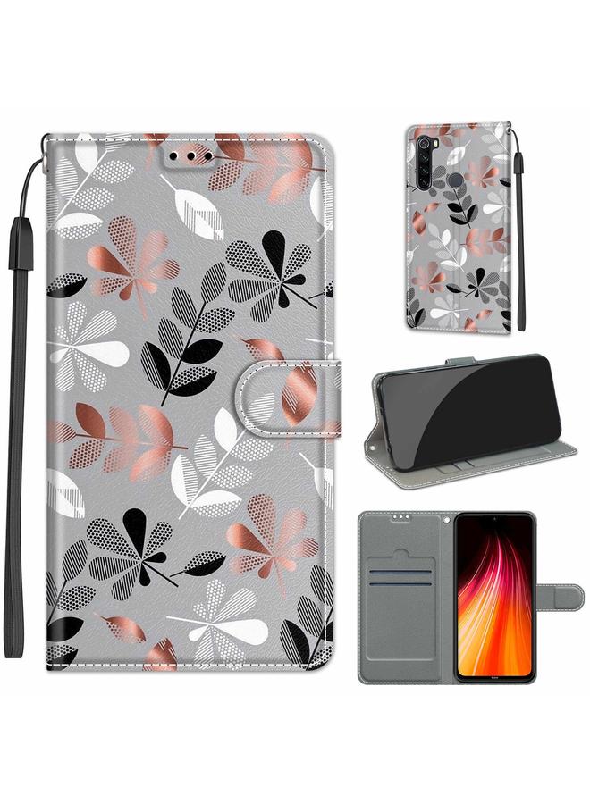 Case For Xiaomi Redmi Note 8 Voltage Coloured Drawing Magnetic Clasp Horizontal Flip PU Leather Case with Holder & Card Slots
