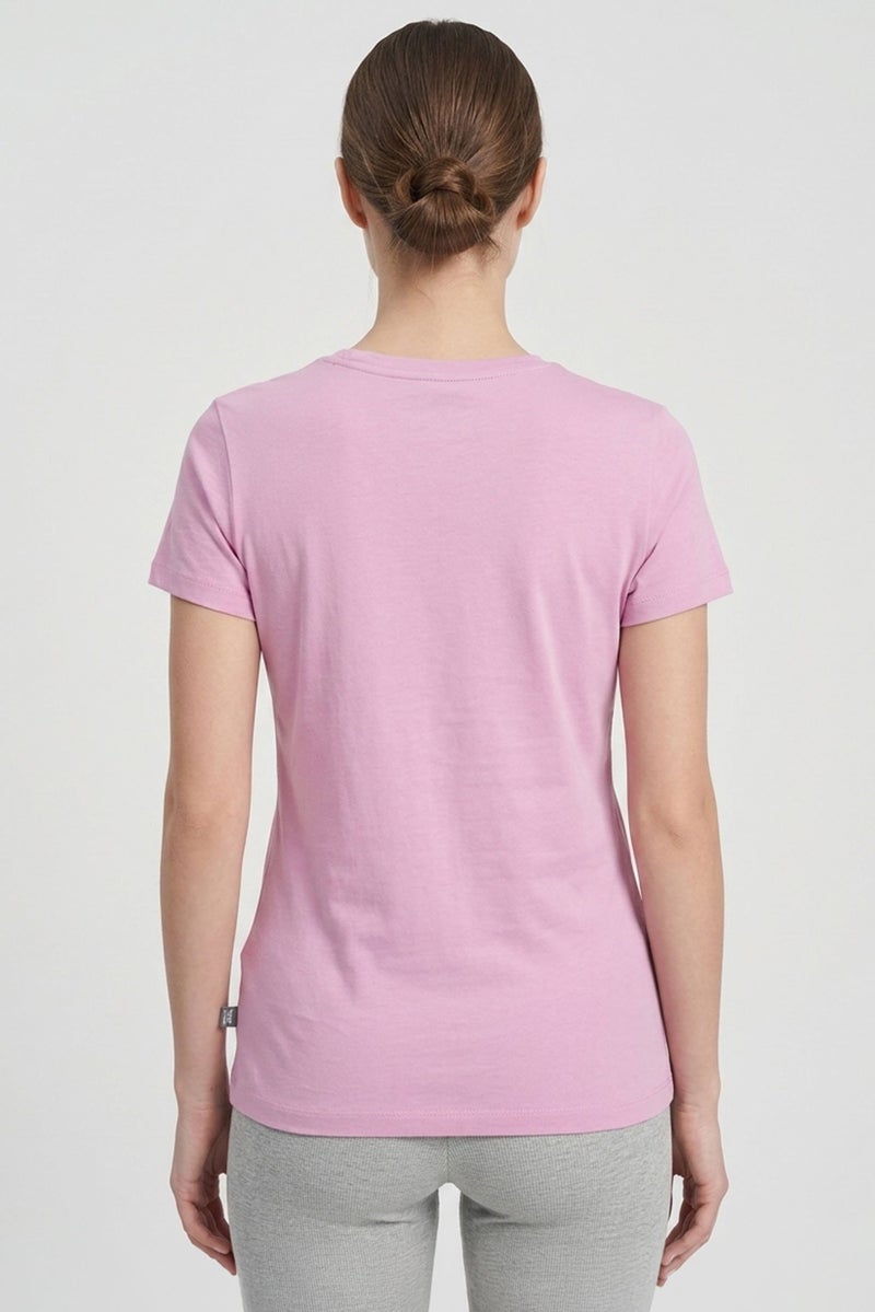 PUMA Women Sportswear Fit Short Sleeve Outdoor T-Shirt, Pink - Image 2