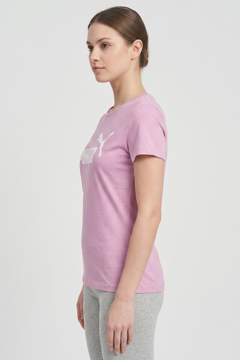 PUMA Women Sportswear Fit Short Sleeve Outdoor T-Shirt, Pink - Image 5