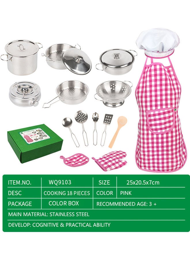 Kids Cooking And Baking Apron With Hat - Image 2