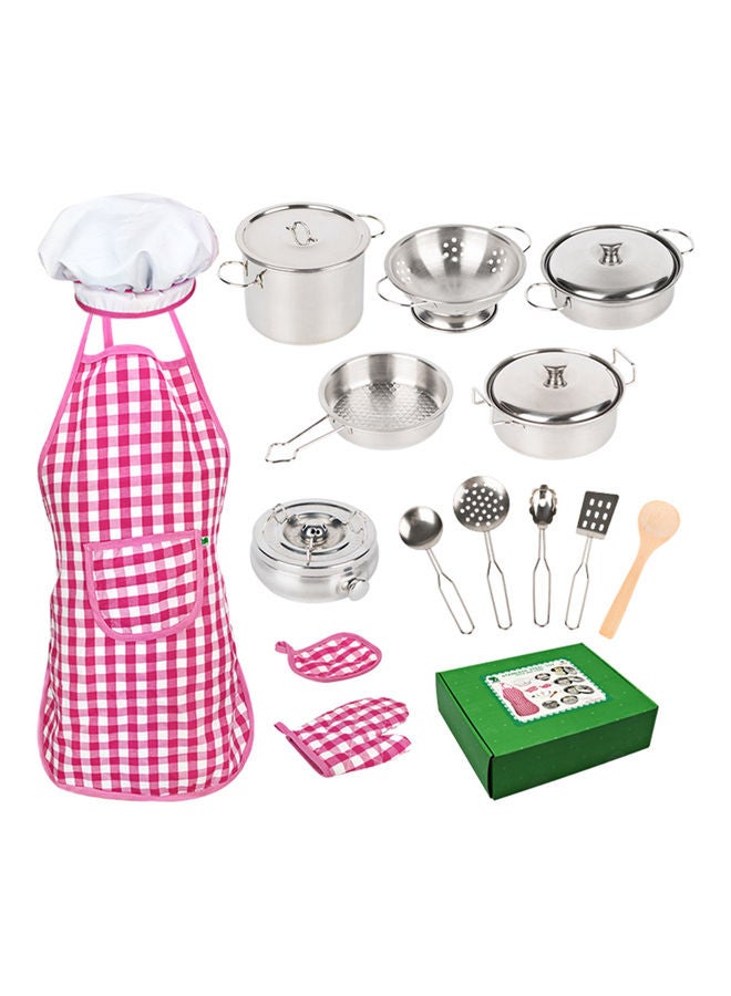 Kids Cooking And Baking Apron With Hat - Image 5