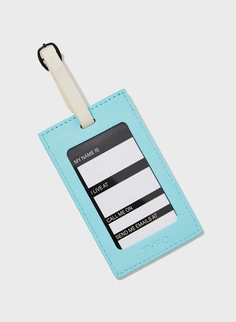 Typo Lulu Floral Luggage Tag