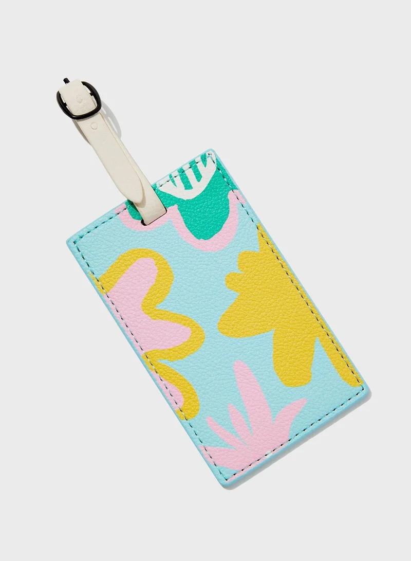 Typo Lulu Floral Luggage Tag