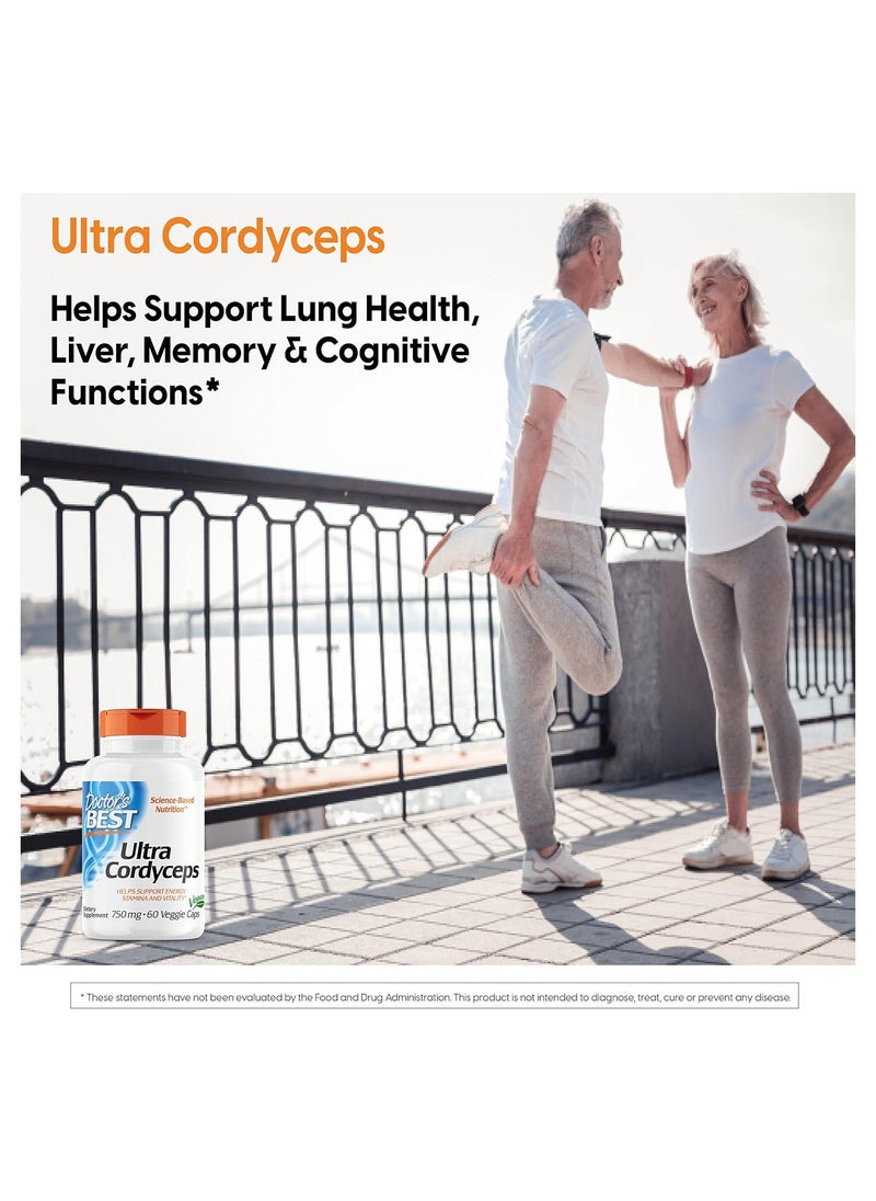 Doctor's BEST Ultra Cordyceps 750Mg 60 Veggie Caps  - Image 5