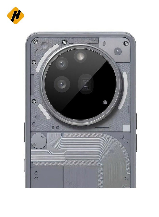 HuHa Protective Cover For Nothing Phone 3a Pro 5G IMAK Rear Camera Lens Glass Film Black Version  - Image 2