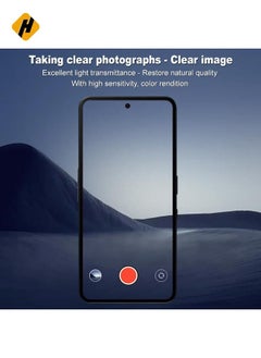 HuHa Protective Cover For Nothing Phone 3a Pro 5G IMAK Rear Camera Lens Glass Film Black Version  - Image 4