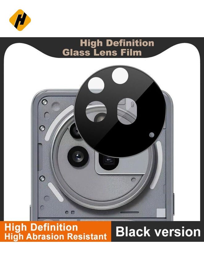 HuHa Protective Cover For Nothing Phone 3a Pro 5G IMAK Rear Camera Lens Glass Film Black Version  - Image 3