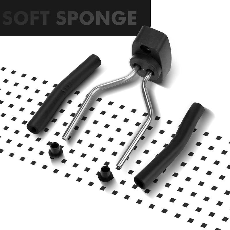 KEPLIN Guitar Wall Hooks - Display Mount Hangers for Electric & Acoustic Guitars, Bass, Banjo | Pack of 2 Brackets With Screws & Pick | Adjustable Soft Padded Sponge Holder Supports - Image 4