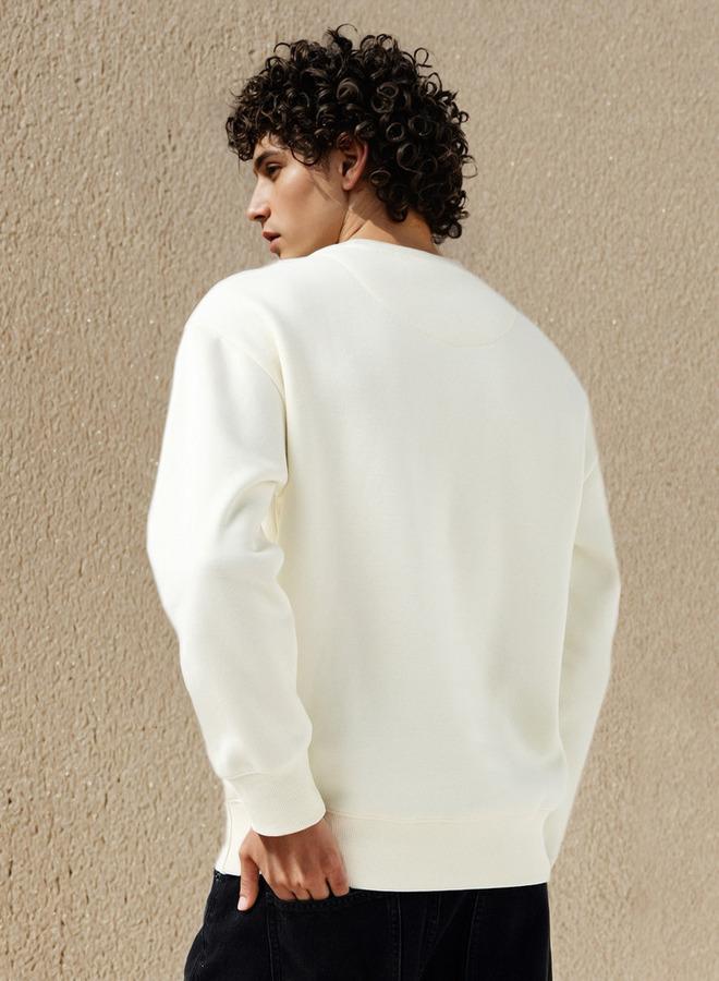 SP Characters Men Relaxed Fit The Miami Dolphins Print Sweatshirt - Image 3